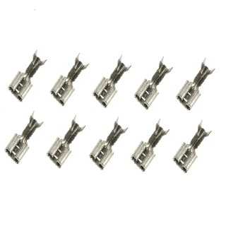 Set 10 papuci cablu mama 6.3x0.5mm cositoriti pentru cablu 0.5-1mm2 Somogyi Electronic KSH 6,3-0,5/Sn-10