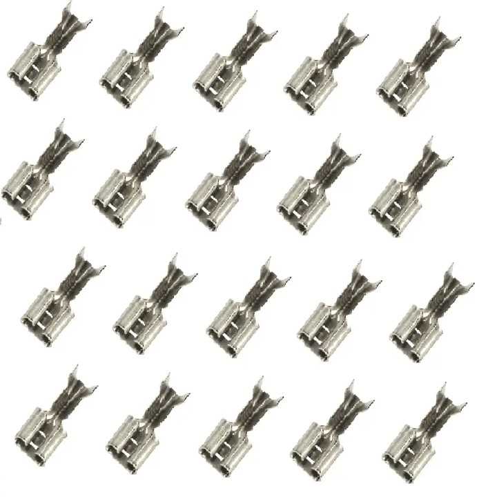 Set 20 papuci cablu mama 6.3x0.5mm cositoriti pentru cablu 0.5-1mm2 Somogyi Electronic KSH 6,3-0,5/Sn-20