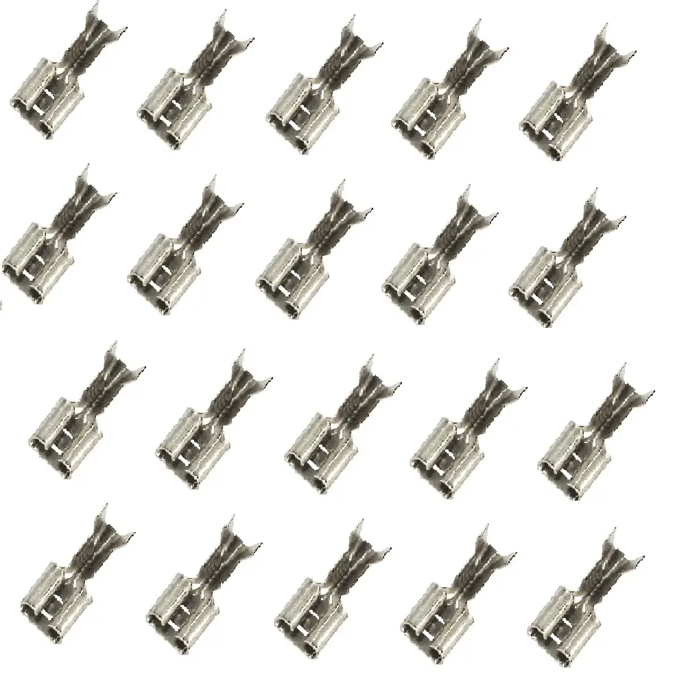 Set 20 papuci cablu mama 6.3x0.5mm cositoriti pentru cablu 0.5-1mm2 Somogyi Electronic KSH 6,3-0,5/Sn-20