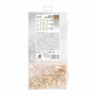 Set 300 papuci alama 2.8 /4.8 /6.3mm pentru cabluri 0.5-1.5 mm + 300 izolatiori Home CSSASET