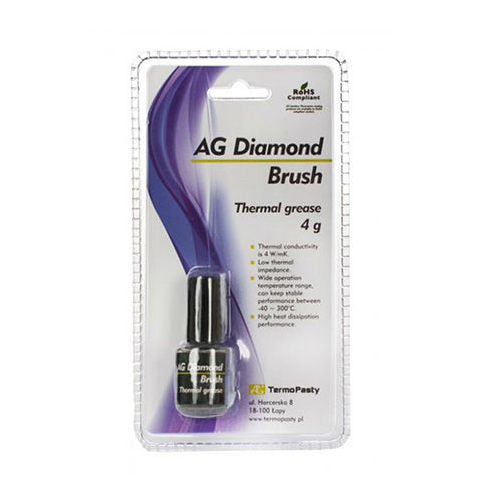 Pasta termoconductoare AG Diamond Brush 4 W/m.K 4grame AG TermoPasty