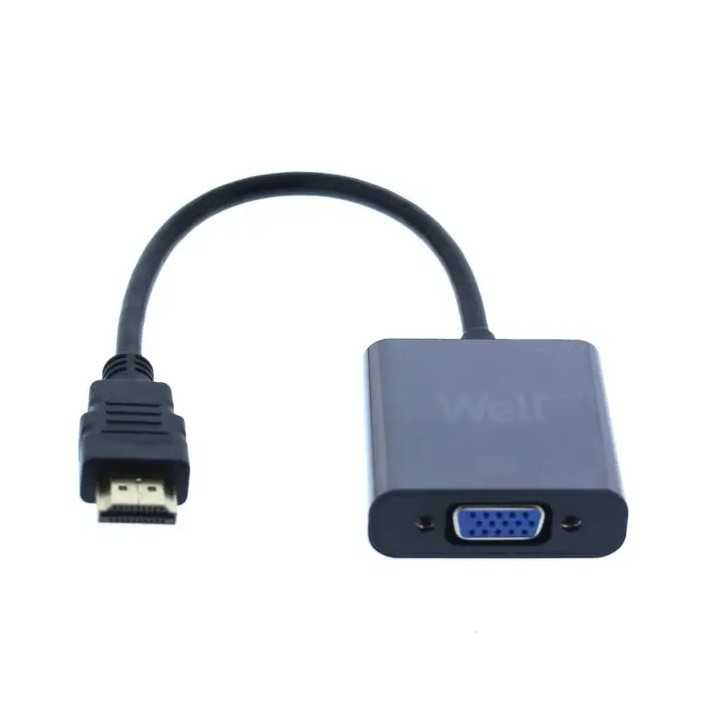 Cablu adaptor HDMI tata la VGA mama Well