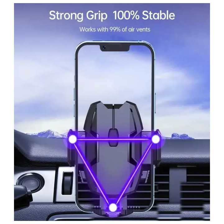 Suport auto universal pentru telefon prindere pe bord /parbriz sau ventilatie brat telescopic H043 Choetech