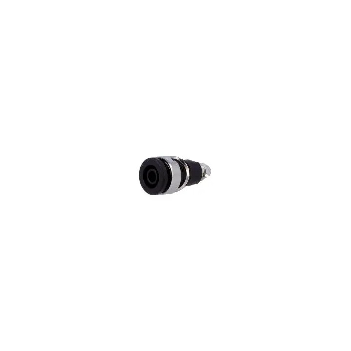Bucsa panou pentru conector banana 4mm negru GBC 18505802