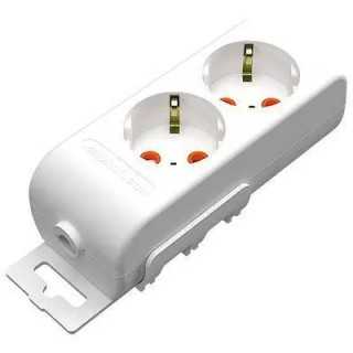 Bloc prelungitor electric 2 prize schuko 16A 3500W alb Ri-tech Mutlusan 001 175 210001 00 00