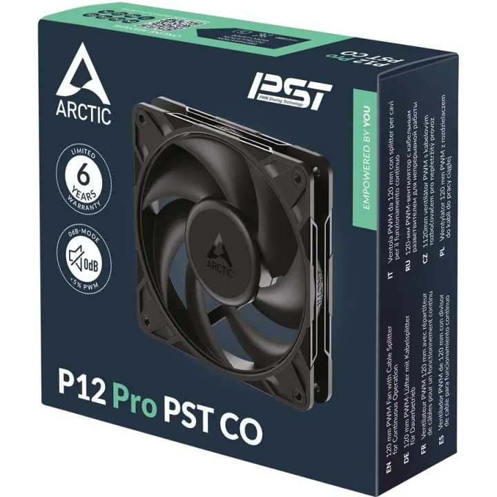 Ventilator P12 Pro PST CO 120x120x25mm PWM 600-3000rpm 4-pin ARCTIC ACFAN00312A