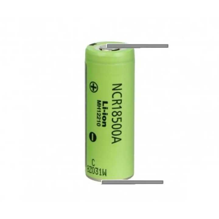 Acumulator 18500 LI-ION 3.6V 2040mAh 3.8A Panasonic NCR18500A-2040-U cu lamele sudate in U