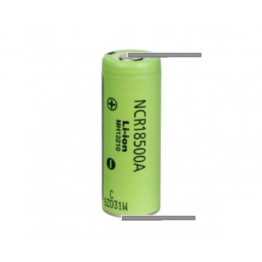 Acumulator 18500 LI-ION 3.6V 2040mAh 3.8A Panasonic NCR18500A-2040-U cu lamele sudate in U