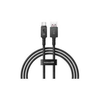 Cablu alimentare /date Baseus Unbreakable Fast Charging Data Cable 2m USB - USB Type-C 100W braided aliaj zinc negru P1035580111