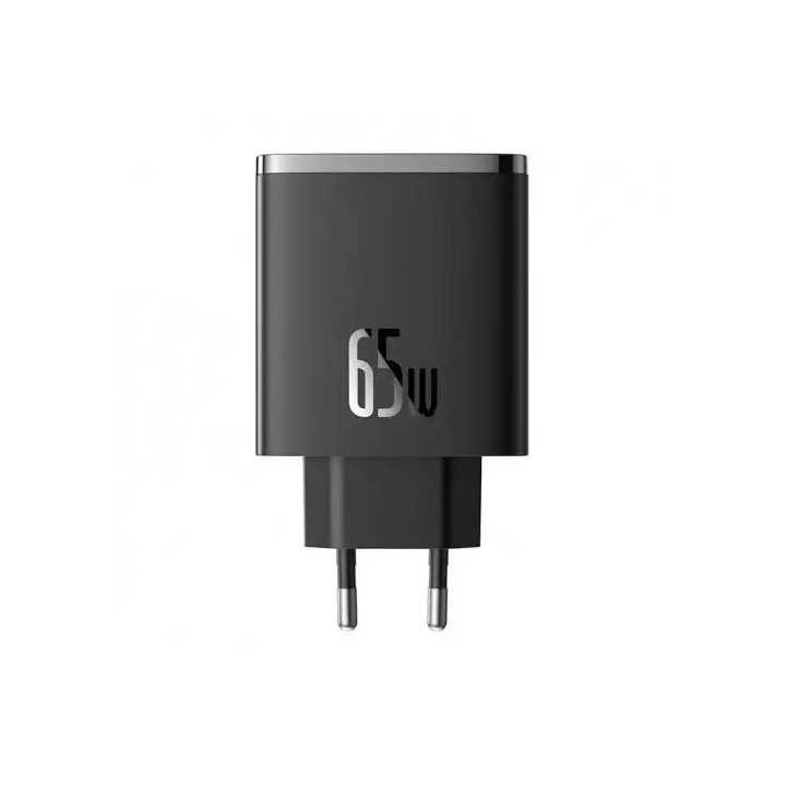 Incarcator retea Baseus P10152301113-00 Cube Pro Quick Charge 65W 2x USB Type-C 5V/3A 1x USB negru