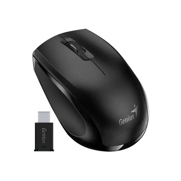 Mouse Genius NX-8006S 31030036400 wireless 2.4GHz optic 1200dpi butoane/scroll 3/1 USB-C negru