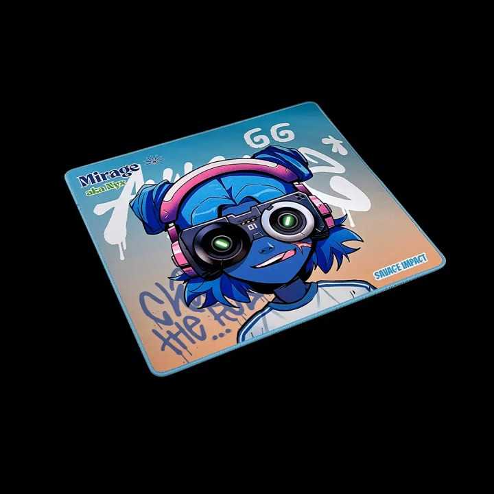 Mouse PAD A4TECH BP-45W Nyx Mirage gaming Bloody cauciuc si material textil 454x400x5mm imagine