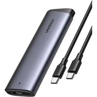 RACK extern Ugreen CM767 35267 SSD M.2 NVMe/PCIE 3.0 compatibil cu form factor 2280 /2260 /2242 /2230 cablu 50cm USB-C 3.1