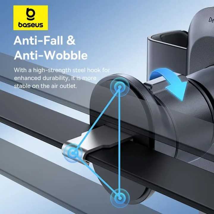 Suport auto Baseus Metal Age Gravity C40478701123-00 fixare in grilaj ventilatie negru