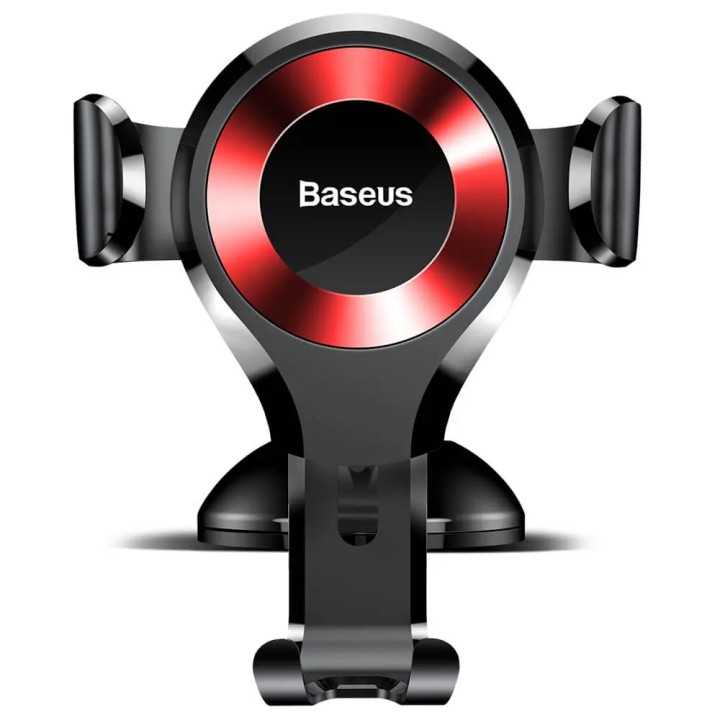 Suport Baseus Osculum Type Gravity Car Mount negru-rosu SUYL-XP09