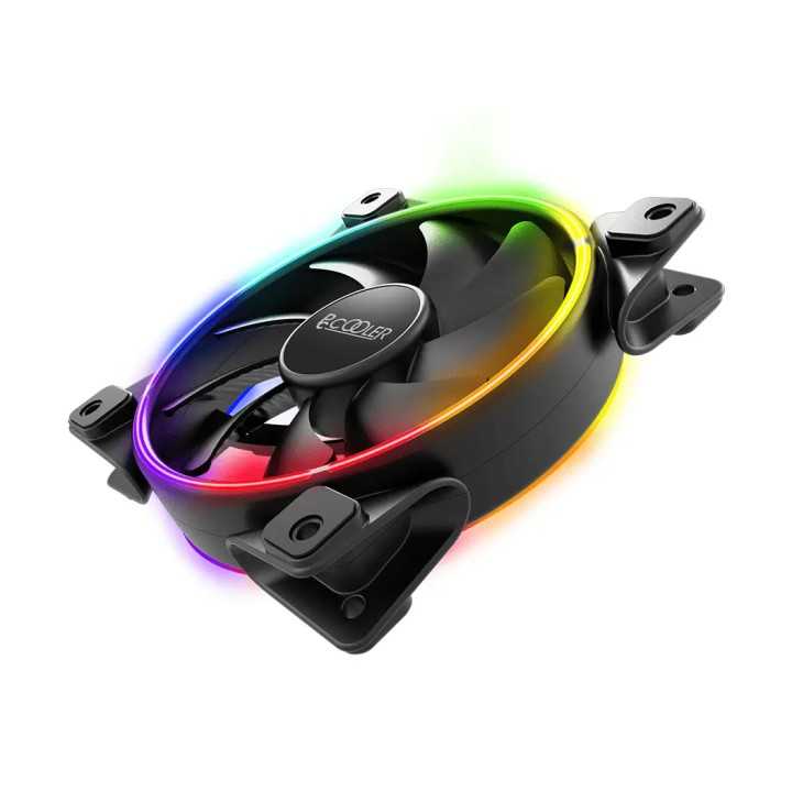 Ventilator PCCOOLER CORONA FRGB 120 PC 120x120x25mm A-RGB LED PWM Hydro Bearing control