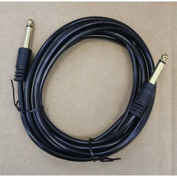 Cablu audio 3m JACK 6.35 mm MONO tata - 6.35 mm MONO tata
