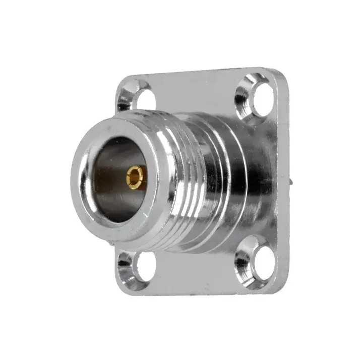 Conector N soclu mama drept montare pe panou cu lipire H3266 COPPER YIZN Jiangsu Tengyu Electronics co.