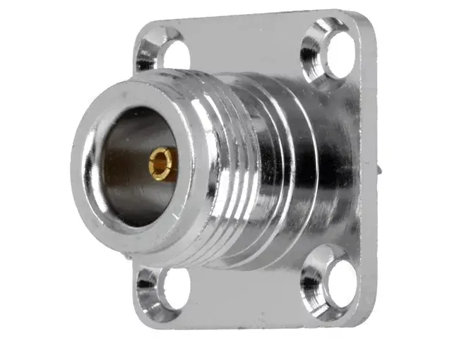 Conector N soclu mama drept montare pe panou cu lipire H3266 COPPER YIZN Jiangsu Tengyu Electronics co.