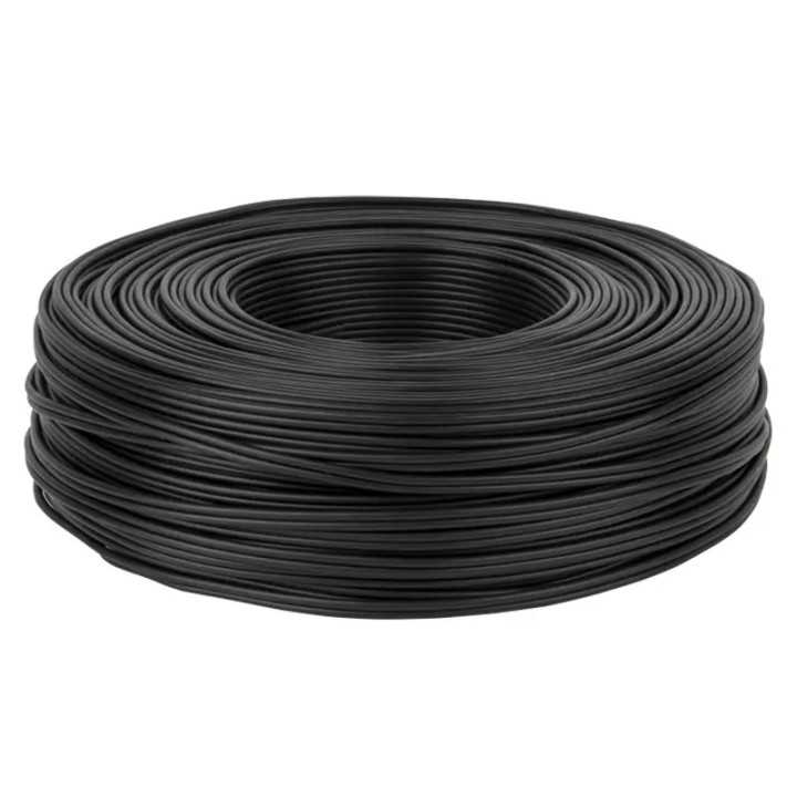 Cablu audio 2x RCA HQ negru 10m Cabletech KAB0200-10