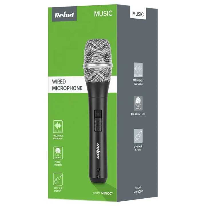 Microfon profesional K-200 Rebel MIK0007 180Ohm 40Hz - 18kHz tip cardioida