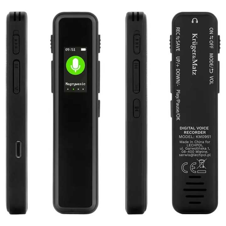 Reportofon DIGITAL 8GB 230mAh Kruger&Matz KM0951