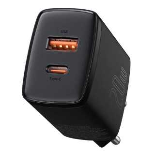 Incarcator retea QC3.0 20W BASEUS CCXJ-B01 USB-C + USB-A