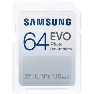 Card SDXC 64GB Samsung EVOPlus 130MB/s class 10 FFD V10 MB-SC64K/EU
