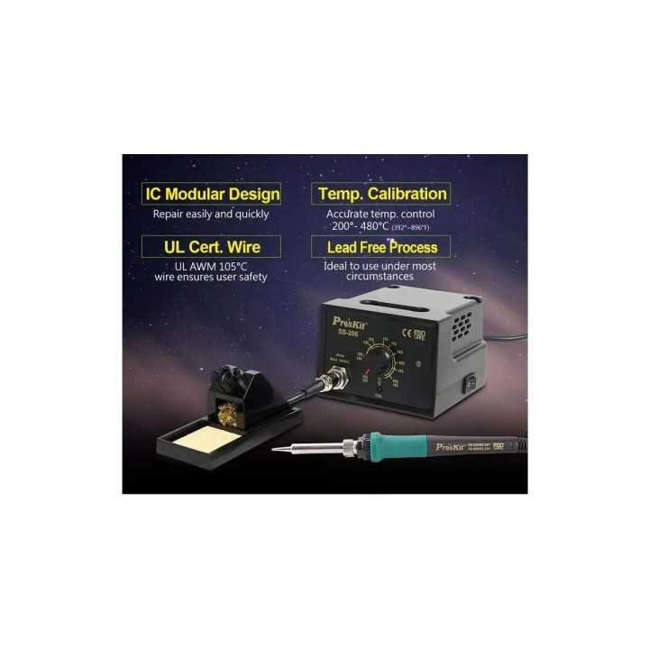 Statie de lipit cu functie de reglare temperatura Pro'sKit SS-206B