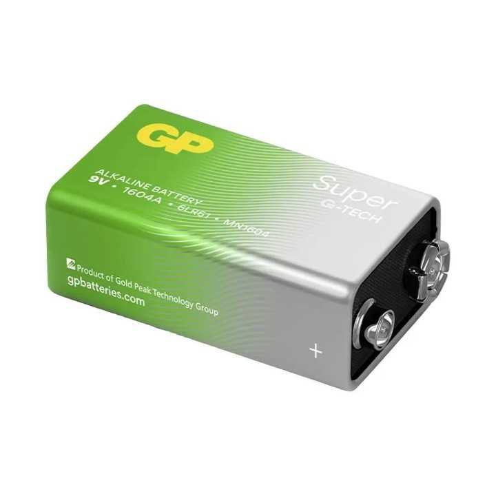 Baterie alcalina GP Super 9V Blister 1buc GPPVA9VAS780