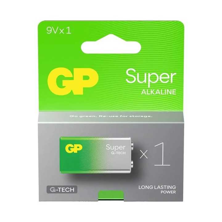 Baterie alcalina GP Super 9V Blister 1buc GPPVA9VAS780