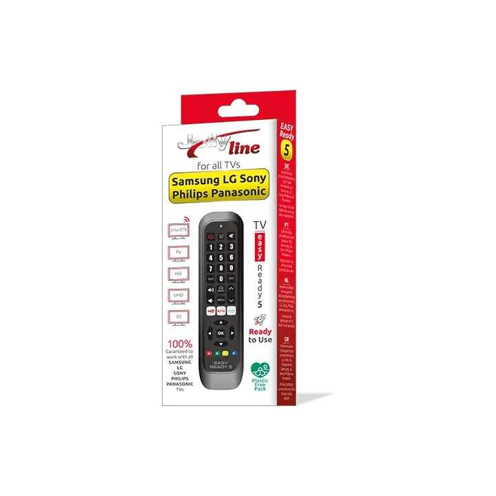 Telecomanda universala SAMSUNG LG SONY PHILIPS PANASONIC Easy Ready 5 1713 Jolly 1713EASYMJL20251215