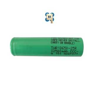 Acumulator 18650 3.6V LI-ION 10000mA 20A Samsung cu lamele INR18650-25R-U/4