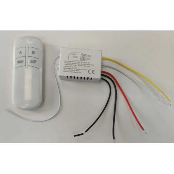 Modul control 220VAC cu telecomanda 2 iesiri MODUL-CONT2