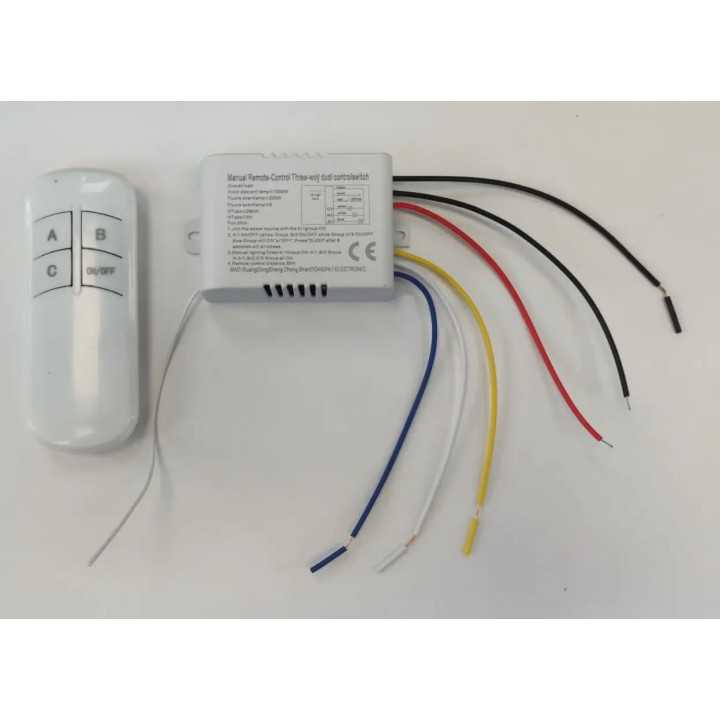 Modul control 220VAC cu telecomanda 3 iesiri MODUL-CONT3