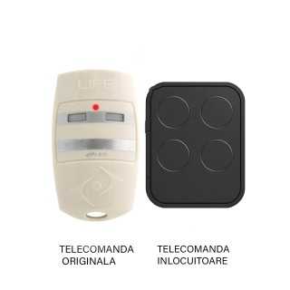 Telecomanda inlocuitoare poarta garaj Life cu 4 canale BRAVO /BRAVO4 433.92MHz Codificare LIFE Auto Code (832)