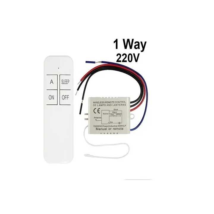 Modul control 220VAC cu telecomanda 1 iesire MODUL-CONT1