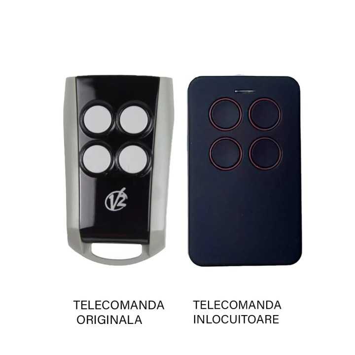 Telecomanda poarta garaj cod saritor 433.92MHz inlocuitoare compatibila V2 Wally (853-2)