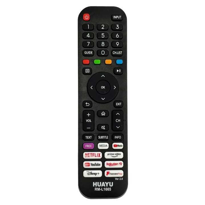Telecomanda universala compatibila TV Hisense RM-L1665 V2 Huayu (327-1)