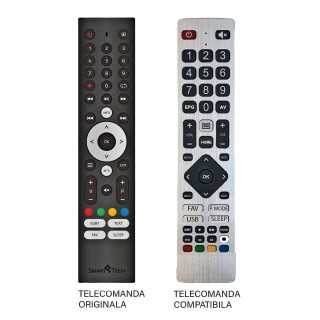 Telecomanda inlocuitoare compatibila TV SmartTech RC-N01 45K (137)