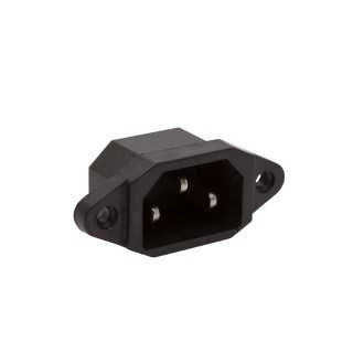 Mufa CA tata PC montabil pe panou 10A 250V M'N'C 05239