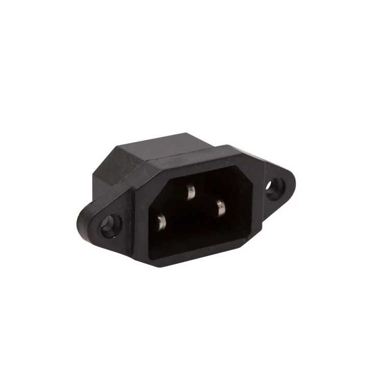 Mufa CA tata PC montabil pe panou 10A 250V M'N'C 05239
