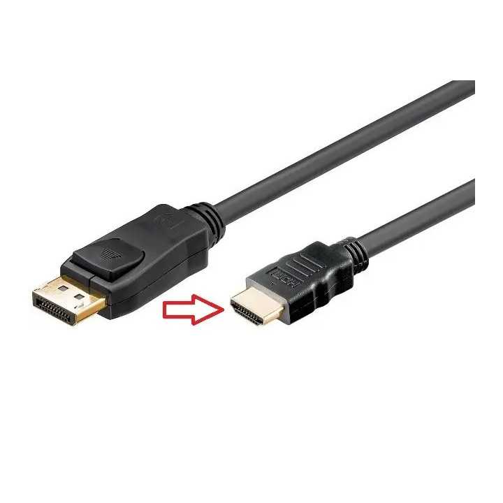 Cablu DisplayPort la HDMI 10m contacte aurite Full HD 1920x1080P 50Hz