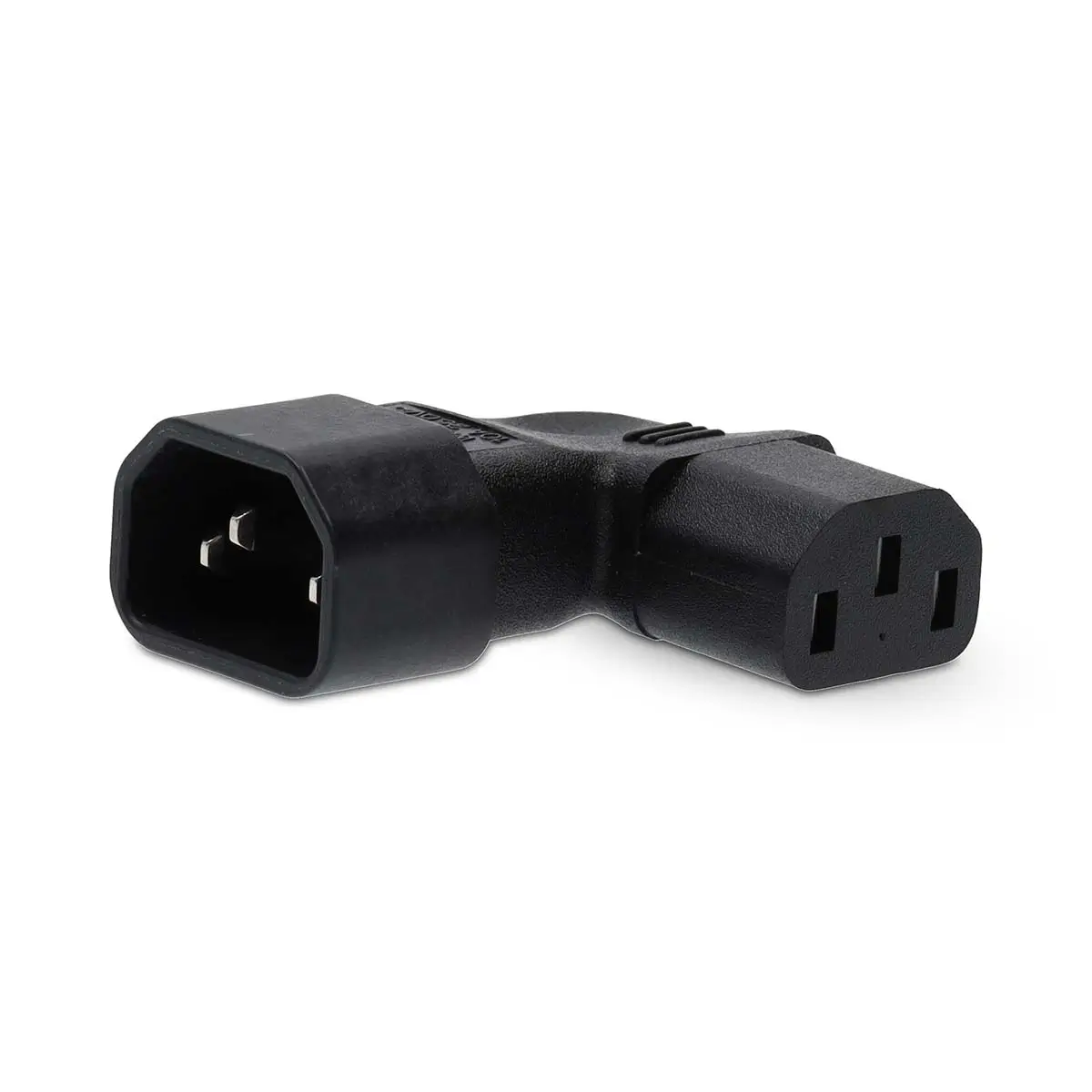 Adaptor alimentare unghi drept IEC-320-C13 la IEC-320-C14 Nedis CEGB11904BK