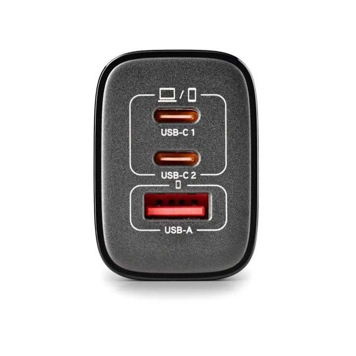 Incarcator retea NGS ERA 65W 2x USB-C PD 65W 1x USB-A QC3.0 18W negru