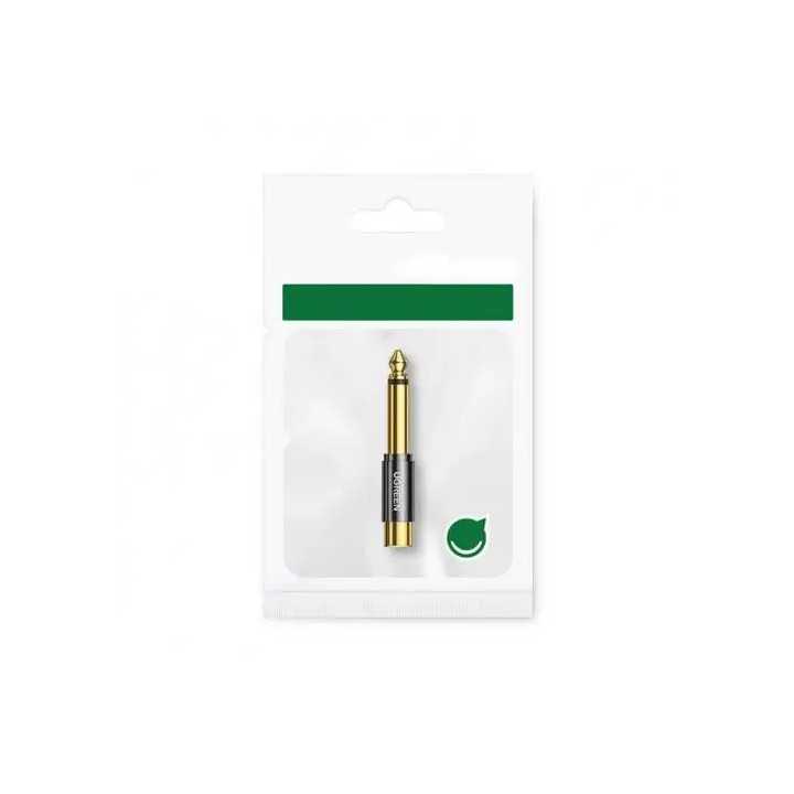 Adaptor audio Ugreen 80731 AV169 Jack 6.35 mm tata la RCA mama auriu