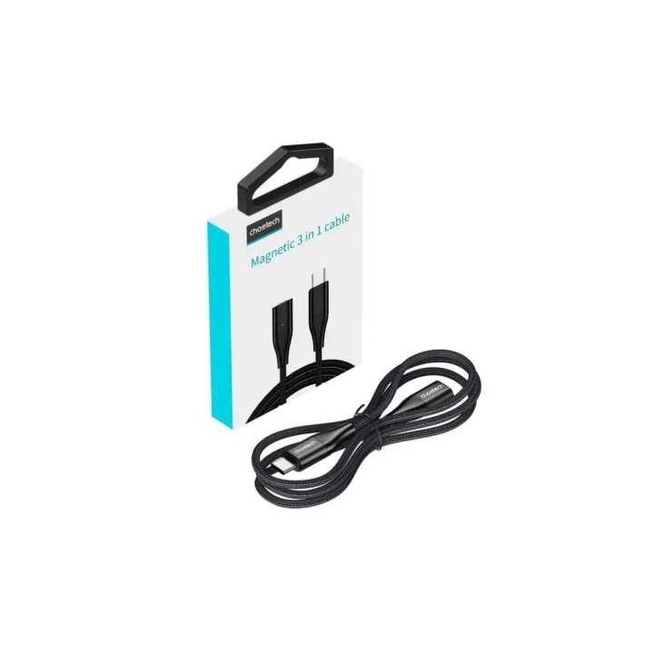 Cablu incarcator/date USB-C - USB-C 1.2m PD3.0 60W 20V/3A varfuri magnetice Choetech XCC1034