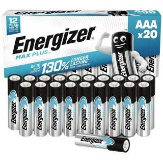Set 20 baterii AAA ENERGIZER MAX PLUS ALKALINE POWER UPN-182332
