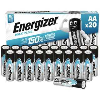 Set 20 baterii AA ENERGIZER MAX PLUS ALKALINE POWER UPN-190916
