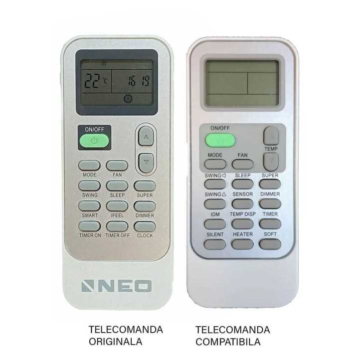 Telecomanda inlocuitoare compatibila Aer Conditionat Neo DG11J1-01 (433-2)